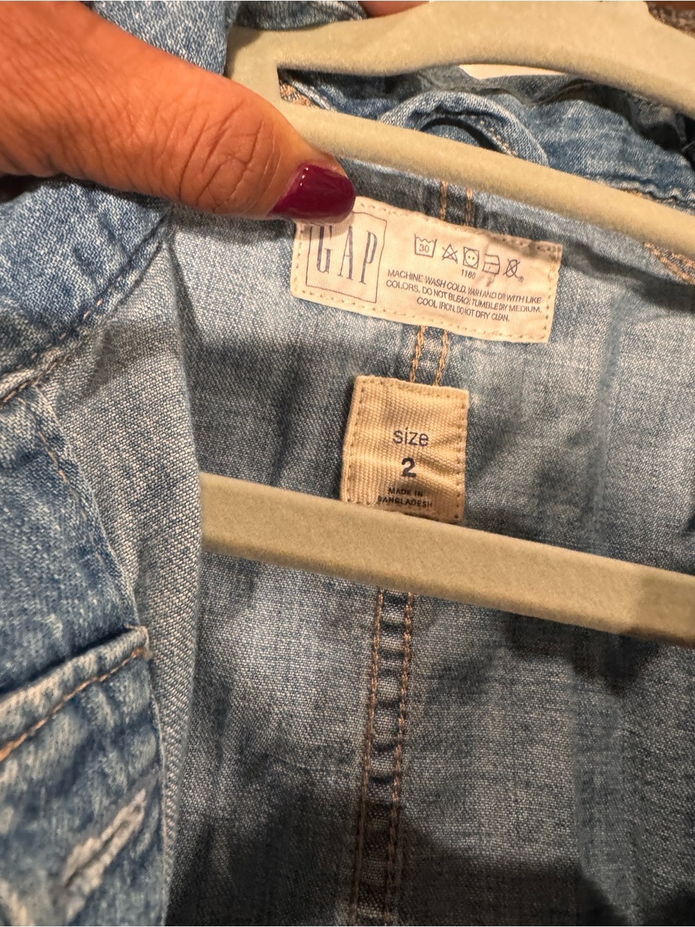 GAP Denim Blue Women's Jumpsuit Romper